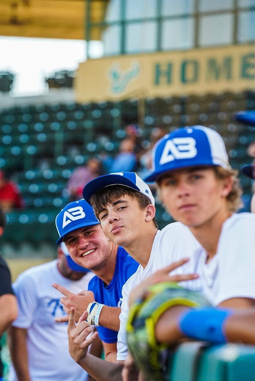 A3 players in the dugout